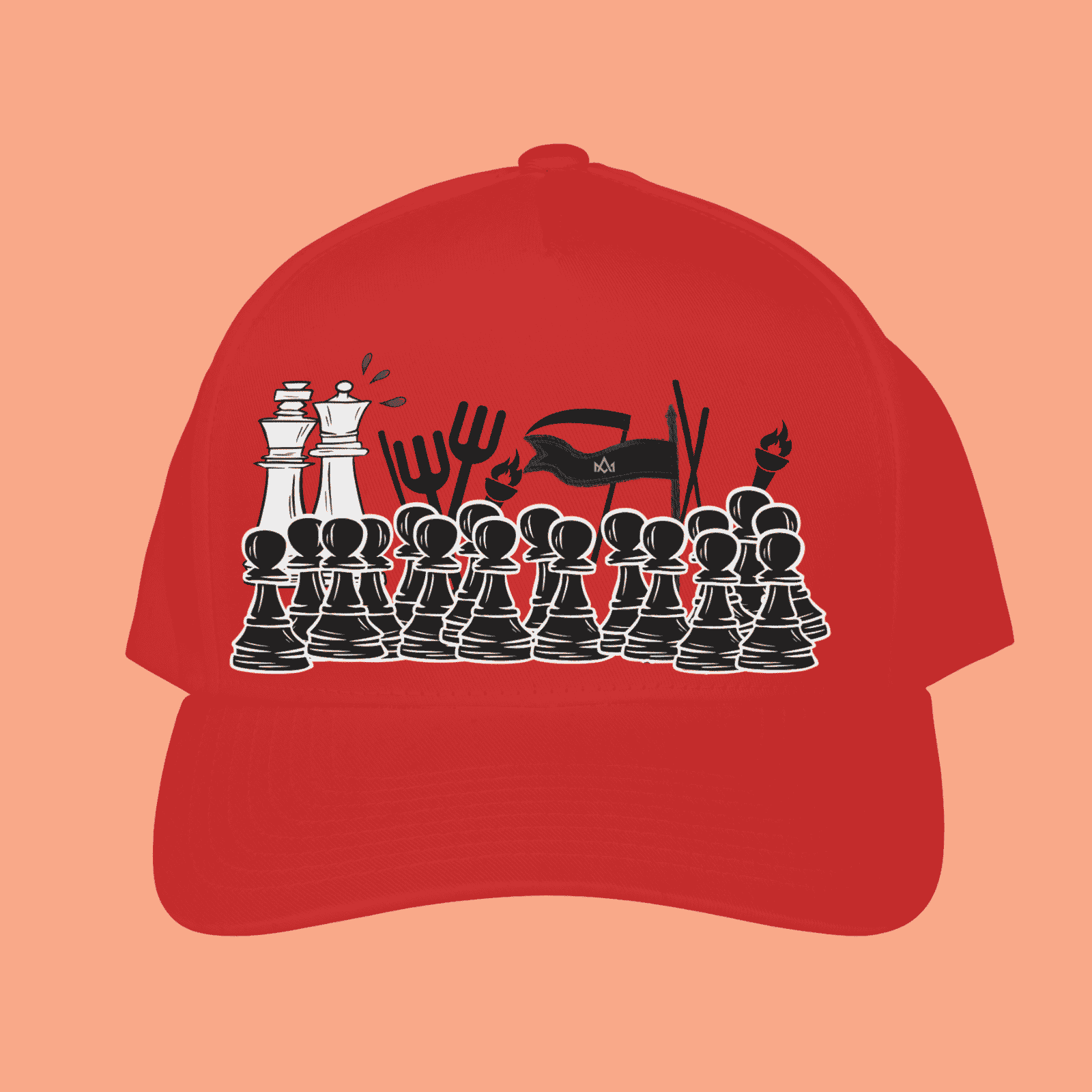 Guerra de peones, gorras