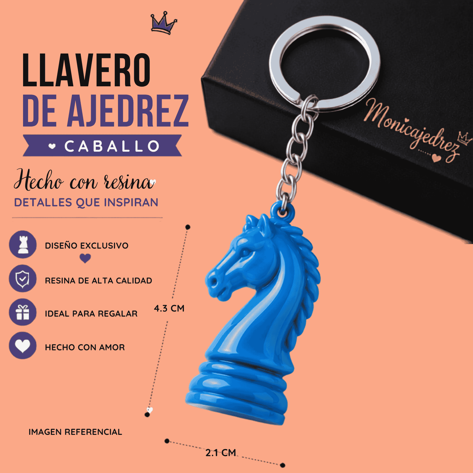 Caballo, llaveros