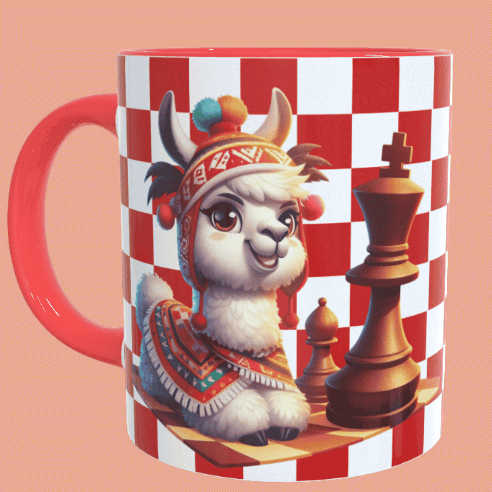 Llama Kawaii, tazas