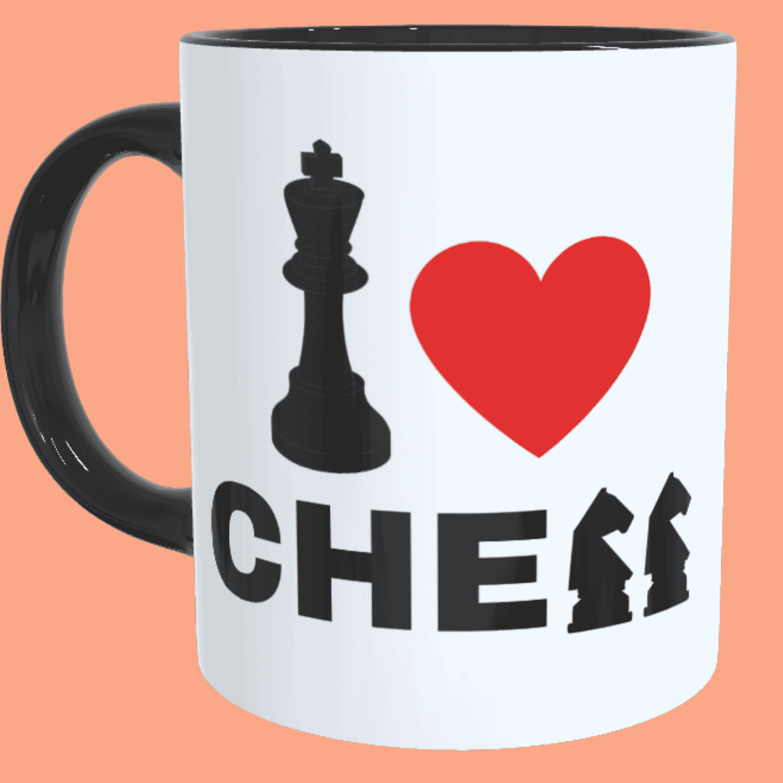 I love Chess, tazas