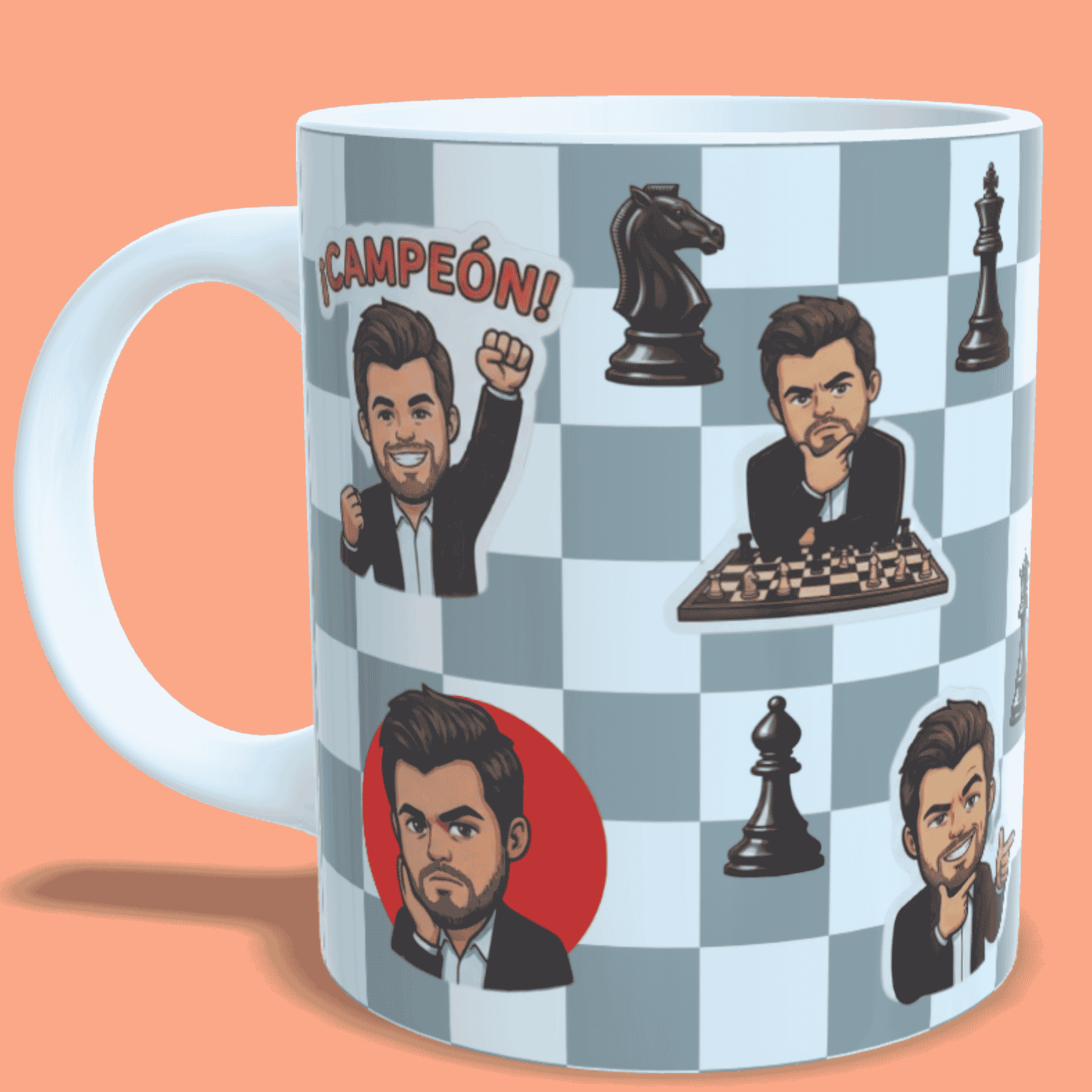 Campeón, tazas