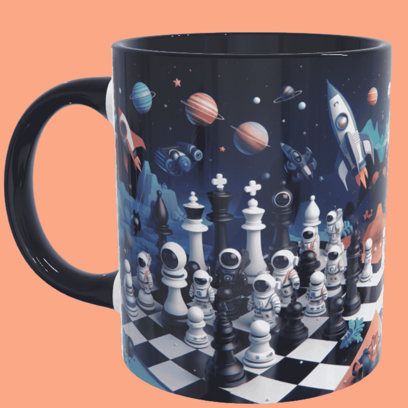 Chess Space, tazas
