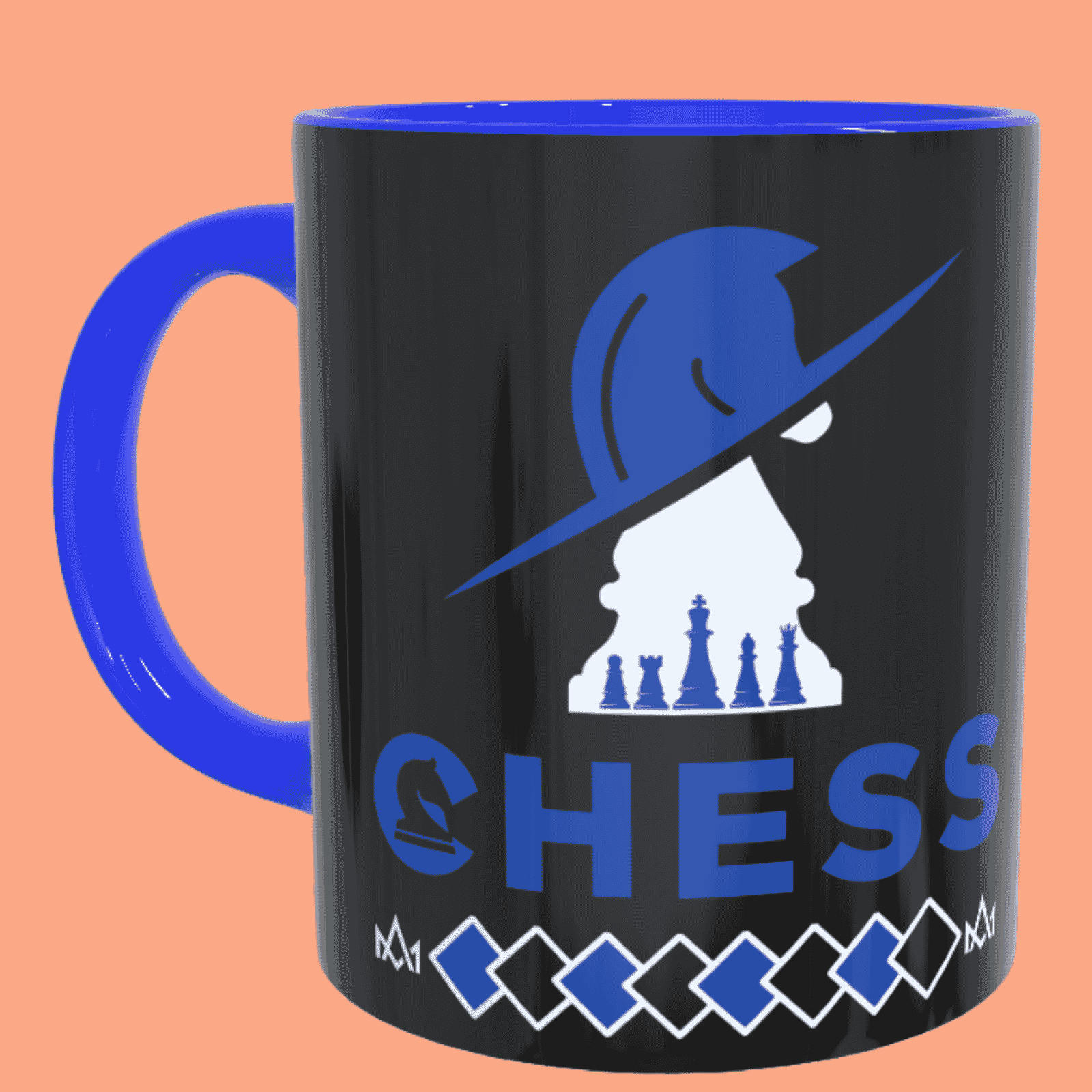 Caballo Azul, tazas