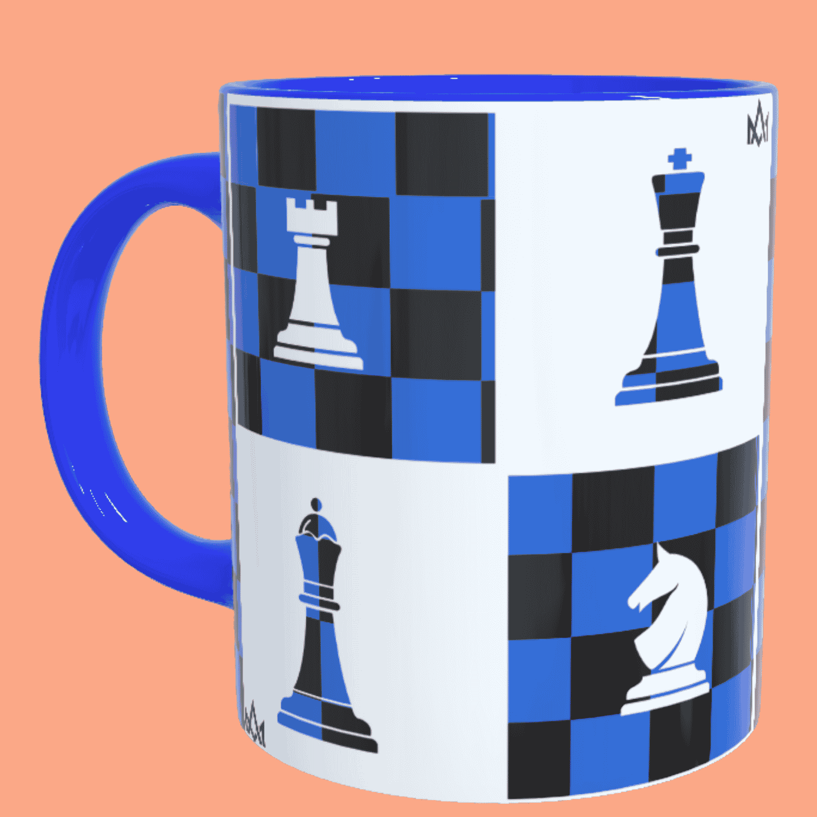 Cuatro Piezas cuadradas, tazas