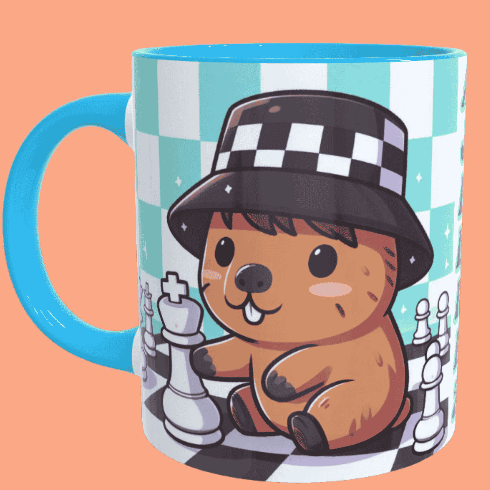 Capibara bebé, tazas