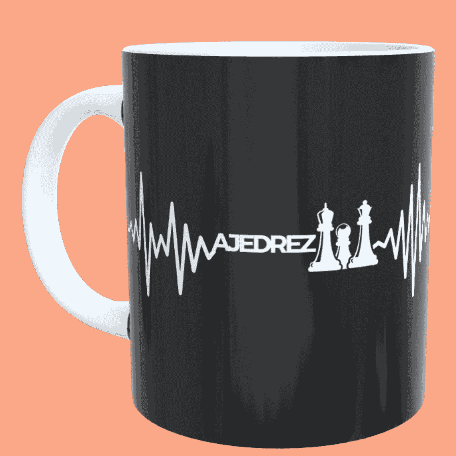 Latido de ajedrez, tazas