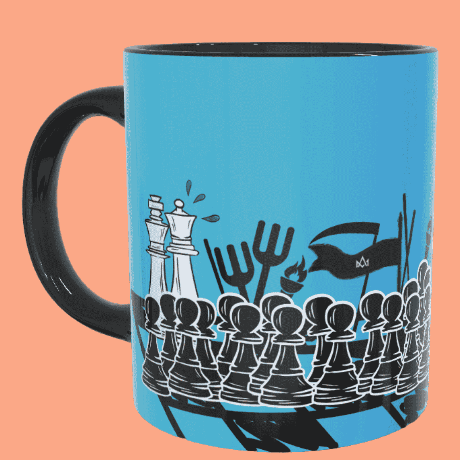 Guerra de peones, tazas